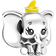 Pandora Disney Dumbo Charm - Silver/Black/Yellow