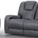 B&Q Sydney Grey Full Fabric Manual Reclining Sofa 205cm 3 Seater