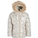 S Rothschild & Co Toddler Foil Quilted Puffer Coat with Faux Fur Trim - Pistachio