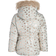 S Rothschild & Co Toddler Foil Quilted Puffer Coat with Faux Fur Trim - Pistachio