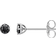 Thomas Sabo Ear Stud - Silver/Black