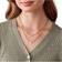 Fossil Double Disc Necklace - Rose Gold