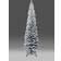 Shatchi Snow Flocked White Christmas Tree 120cm