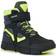 Geox FLEXYPER Boy ABX Ankle Boot, Black/Lime