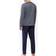 Mey Pyjama Long Foncé Bleu Taille