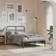 vidaXL Metal Bed Frame with Headboard Sengeramme 125x207cm