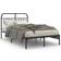 vidaXL Metal Bed Frame with Headboard 125x207cm