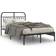 vidaXL Metal Bed Frame with Headboard Sengeramme 125x207cm