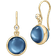 Julie Sandlau Prime Earrings - Gold/Blue/Transparent