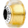 Pandora Mini Murano Glass Charm - Silver/Yellow