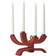 Design House Stockholm Nordic Light Accent Red Fyrfadsstage 13cm