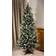 Xmas Haus Pre-Lit Pop Up Frosty Pine Grey Christmas Tree 180cm