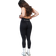 Gtech Women's Valiant Seamless Contour Scrunch Tights - Black