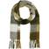 Acne Studios Mohair Checked Scarf - Taupe/Green/Black