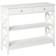 Homcom Open Top White Console Table 30.5x100cm