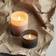 Uyuni Glass Grey LED Candle 6cm