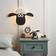 Lights4fun Shaun the Sheep Black & White Wall light