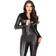 Leg Avenue Wetlook Catsuit mit Zipper