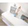 Zipcode Design Allon White TV Bench 180x30cm