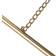 Alexandra House Living D1622583 Gold Golvspegel 35x136cm