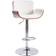 vidaXL 287376 White/Dark Brown Bar Stool