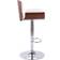 vidaXL 287376 White/Dark Brown Bar Stool