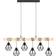 Eglo Townshend Black/Oak Pendant Lamp 100cm