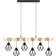 Eglo Townshend Black/Oak Pendellampa 100cm