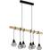 Eglo Townshend Black/Oak Pendellampa 100cm