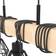 Eglo Townshend Black/Oak Pendant Lamp 100cm