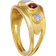 Maanesten Raaya Ring - Gold/Moonstone/Tourmaline