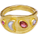 Maanesten Raaya Ring - Gold/Moonstone/Tourmaline