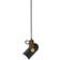 Le Klint Carronade II Small Black/Smoked Oak/Brass Pendellampa ∅ 12cm