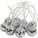 Fizz Creations Disco Mirror Ball Silver Lyskæde 10 Pærer
