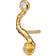Maanesten Lynx Earring - Gold/Moonstone/Transparent