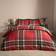 OHS Traditional Christmas Duvet Cover Red, Green (200x200cm)