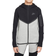 Nike Big Kid's Sportswear Tech Fleece Full Zip Hoodie - Dark Grey Heather/Black/Black/Black (HV5867-064)