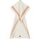 Lexington 12433007-1617-KT10 Viskestykke Orange, Hvid (70x50cm)