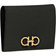 Ferragamo Gancini Compact Wallet - Black