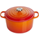 Le Creuset Volcanic Signature Cast Iron Round med lock 5 L 24 cm