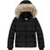 Tommy Hilfiger Girl's Faux Fur Hood Down Puffer Jacket - Black (KG0KG07399BDS)