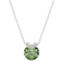 Swarovski Bella V Pendant Necklace - Silver/Green/Transparent