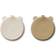 Liewood Stacy Divider Suction Plate 2-pack Sandy/Oat