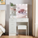 Temu Vanity Desk With Sliding Mirror And Lights White Dressing Table 36x83cm 2pcs