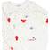 Petit Bateau Babies Heart Pattern Organic Cotton Bodysuit 3-pack - Variante 1 (A00BC00000)