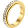INF Rotating Anti Stress Ring - Gold/Transparent