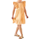 Angel & Rocket Girl's Simone Textured Ruffle Dress - Orange