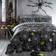 Bedlam Glow In the Dark Halloween Spider Web Duvet Cover Multicolour (200x200cm)