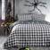 Bedlam Glow In the Dark Halloween Spider Web Duvet Cover Multicolour (200x200cm)