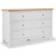 Roseland Furniture Farrow Grey Chest of Drawer 120x78cm